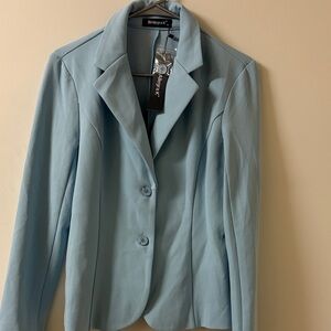 Allegra K Light Blue Women's Blazer